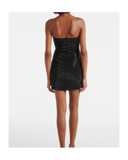 Roland Mouret Black Crystal-Embellished Minidress