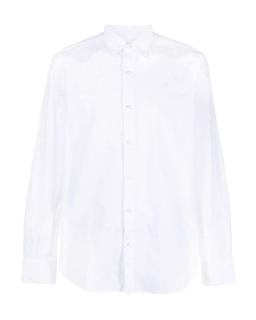 Aspesi White Chambray Shirt for men