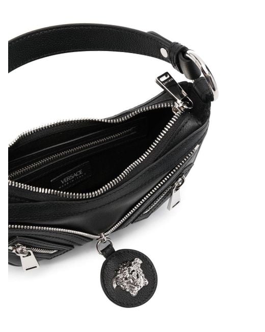 Versace Black Small Repeat Tote Bag
