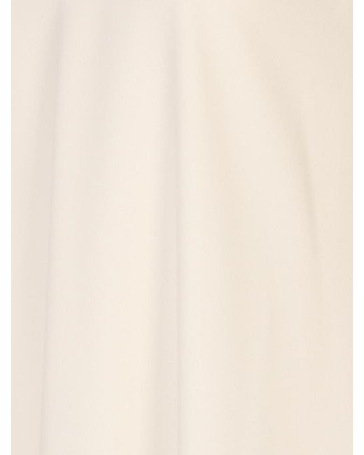Gianluca Capannolo White V-Neck Strap Maxi Dress