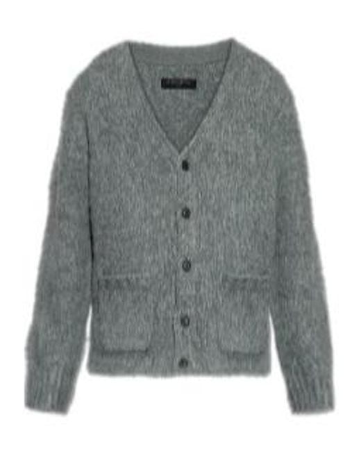AllSaints Gray Tobie Knit Cardigan