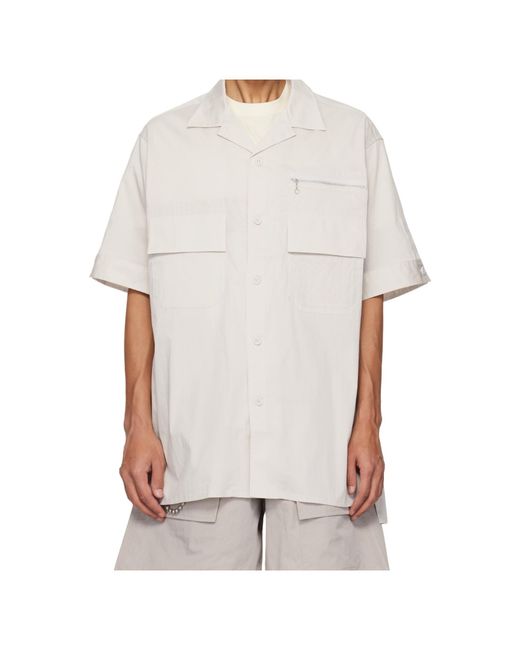 Y-3 White Ut Short-Sleeved T-Shirt for men