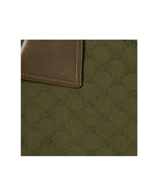 Gucci Green Monogrammed Zip-Up Coat