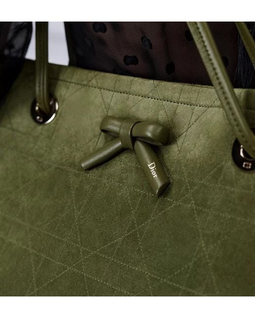 Dior Green Medium Promenade Shopping Bag