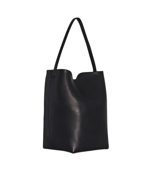 The Row Black Medium N/S Park Tote Bag