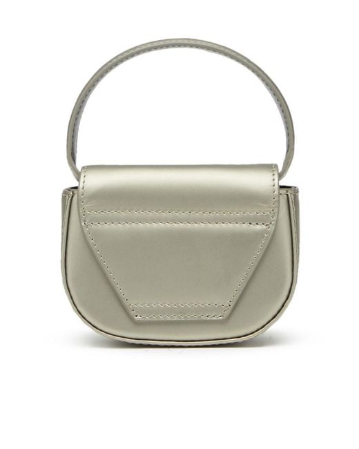 DIESEL Gray 1 Dr-Xs-S Logo-Plaque Mini Bag