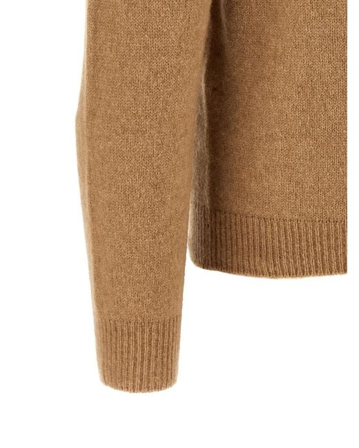 Roberto Collina Brown Hooded Sweater for men