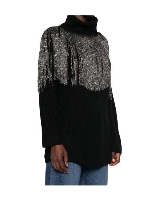 Pinko Black Long-Sleeved Sweater