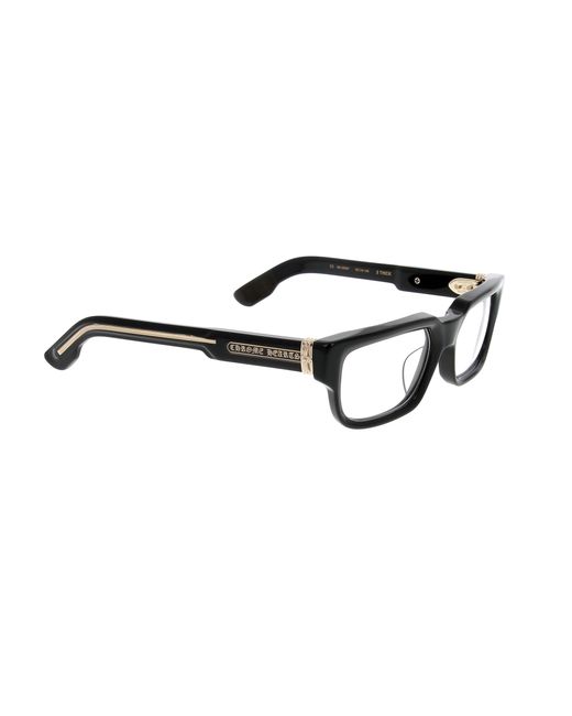 Chrome Hearts White Cross-Detail Glasses for men