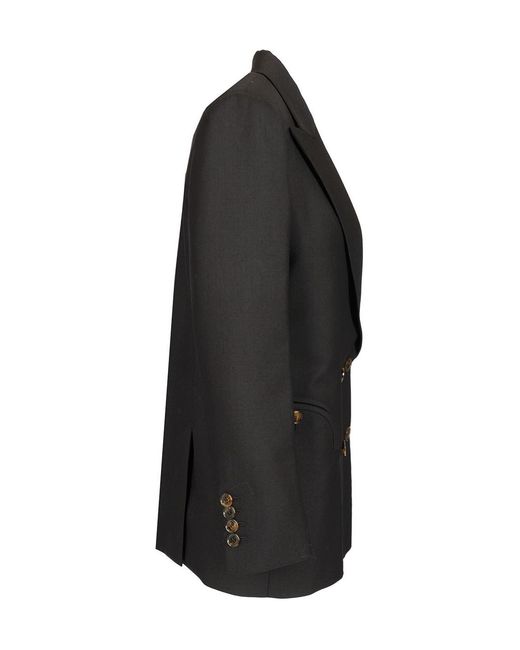 Blazé Milano Black Blazé Milano Alcanara Double Breasted Blazer