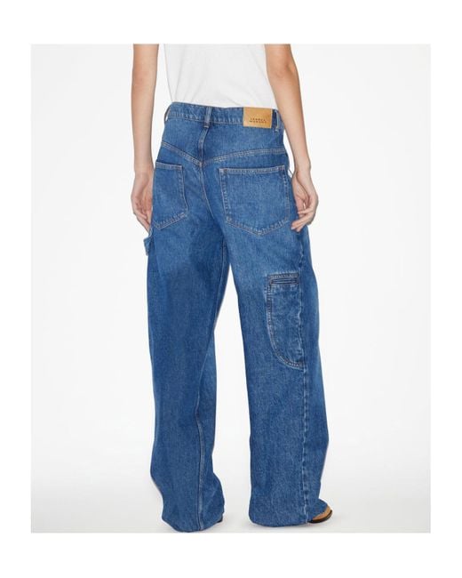 Isabel Marant Blue Isabel Marant Étoile Solene Mid-Rise Jeans