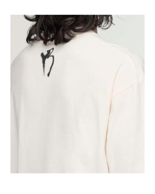 Y-3 White Chito Graphic Short-Sleeve T-Shirt for men