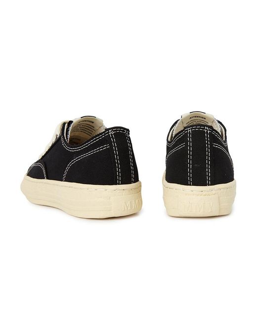 Maison Mihara Yasuhiro Black Roy Canvas Sneakers for men
