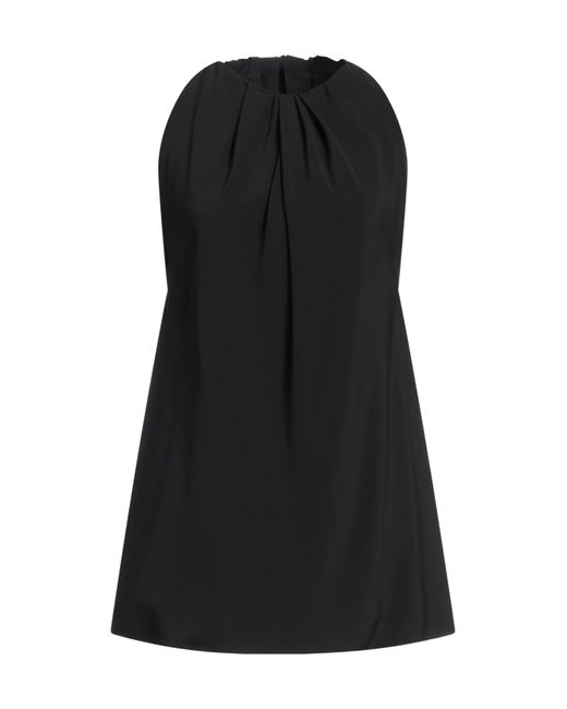Rick Owens Black Stylish Solid-Color Sleeveless Top