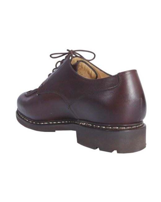 Paraboot Brown Chambord Lace-Up Shoes for men