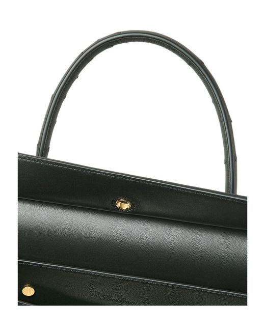 Loro Piana Black Loom Bag L25