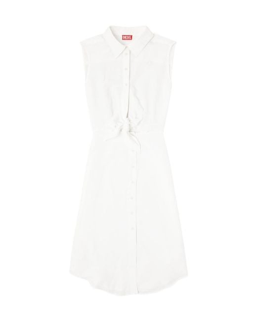 DIESEL White D-Elta-Sl Dress
