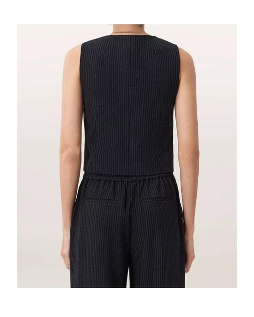 AllSaints Black Aleida Vest