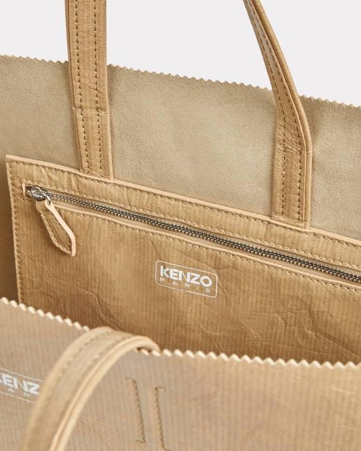 KENZO Natural Paper' Large Tote Bag for men