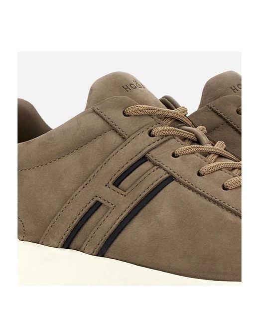 Hogan Brown Sneakers H580 for men