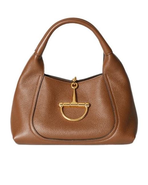 Gucci Brown Softbit Small Shoulder Bag