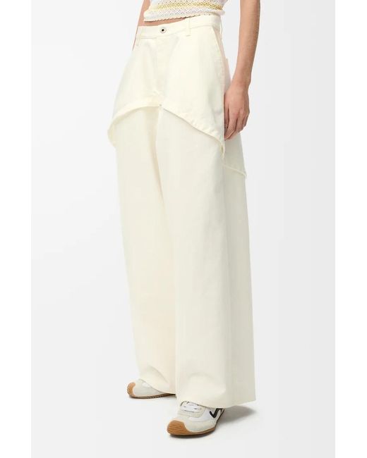 Loewe White Belt Loop Jeans