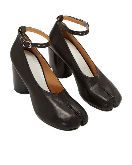 Maison Margiela Black Tabi Mary-Jane Pumps