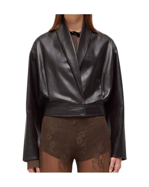 Blugirl Blumarine Black Long-Sleeved Casual Jacket