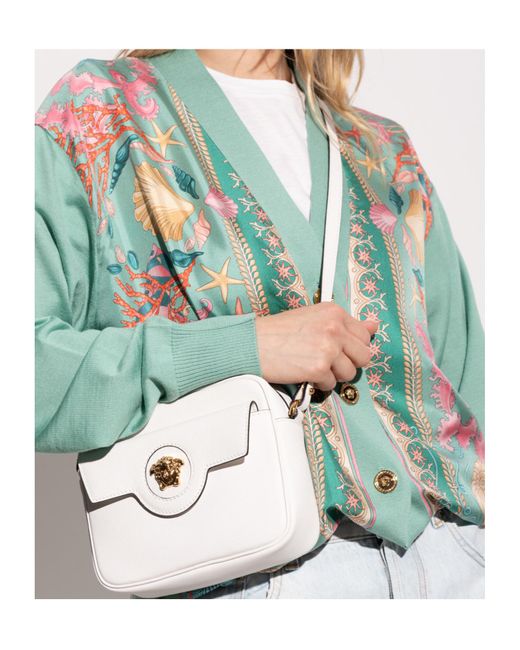 Versace White Shoulder Bag 'La Medusa'