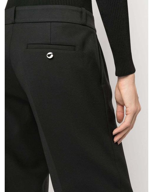 Coperni Black Belt-Loop Casual Pants