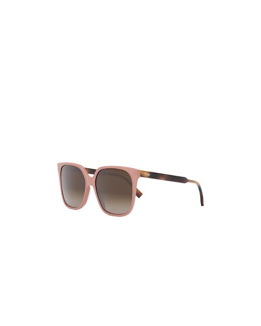 Fendi Multicolor Logo Sunglasses
