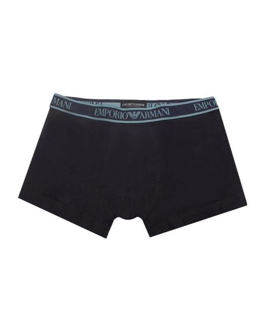 Emporio Armani Black Logo Underwear Three-Piece Set for men
