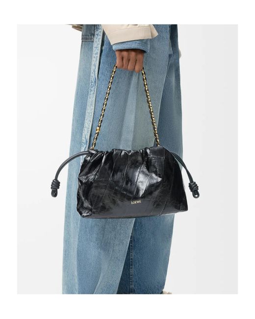 Loewe Black Medium Flamenco Purse