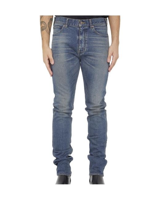 Céline Blue Skinny Jeans for men