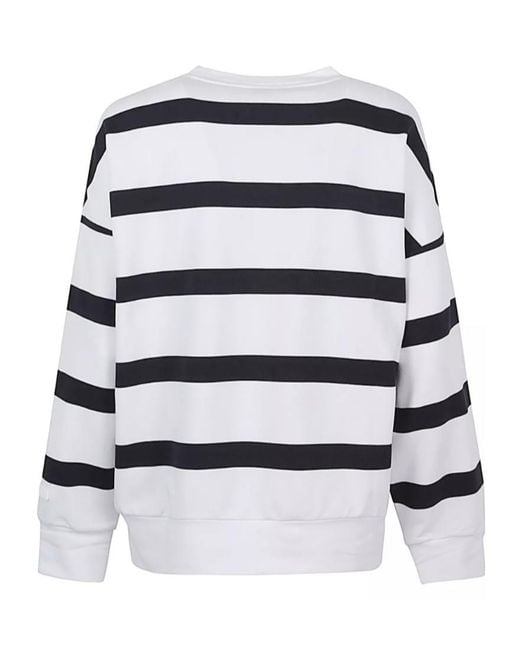 EA7 White Crew-Neck Sweatshirt