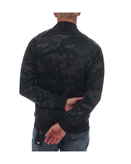 Adidas Originals Black Simple Camouflage Jacket for men