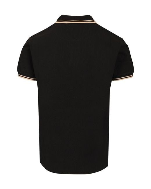 Vivienne Westwood Black Classic Straight Hem Polo Shirt for men