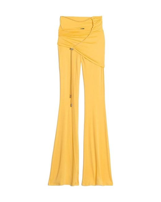 Jacquemus Yellow Le Pantalon Espelho Skirt Trousers