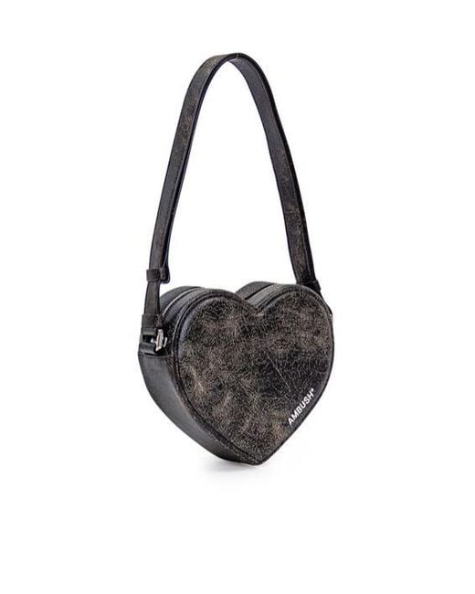 Ambush Black Heart Shoulder Bag