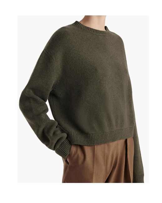 Khaite Green Long-Sleeved Sweater