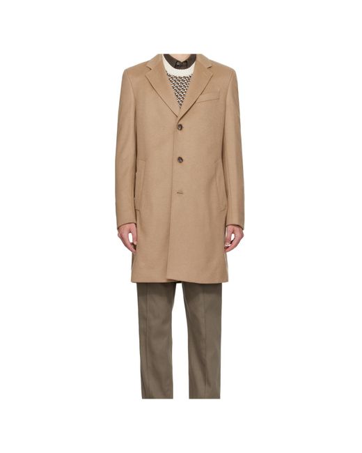 Boss Natural Long-Sleeved Coat for men