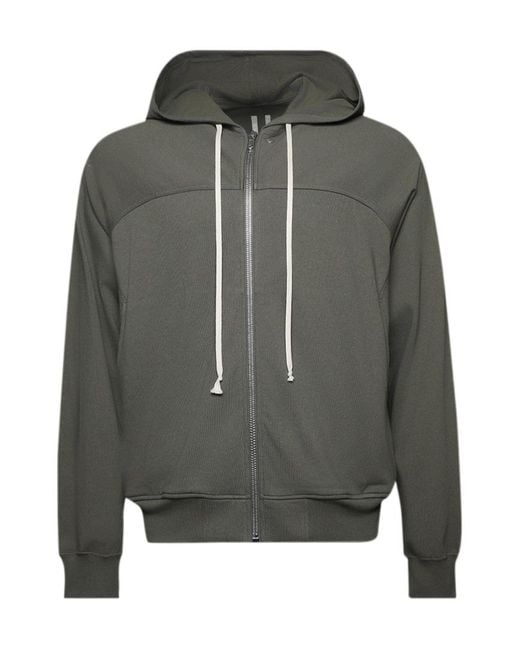 Rick Owens Gray Concordians Jersey Windbreaker for men