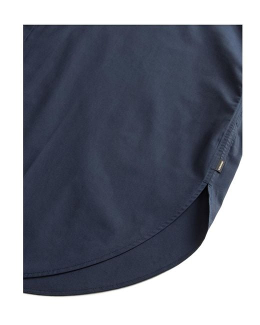 Woolrich Blue Button-Up Sleeveless Shirt