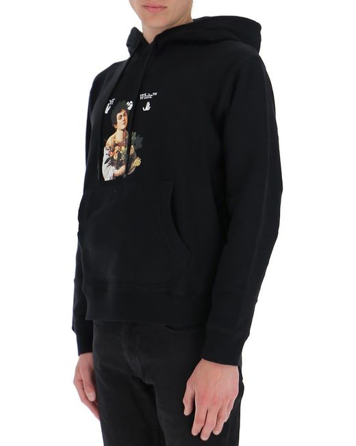 Off-White c/o Virgil Abloh Black Caravaggio Boy Hoodie for men