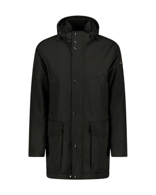 Paul & Shark Black Emblem Cotton Suit for men