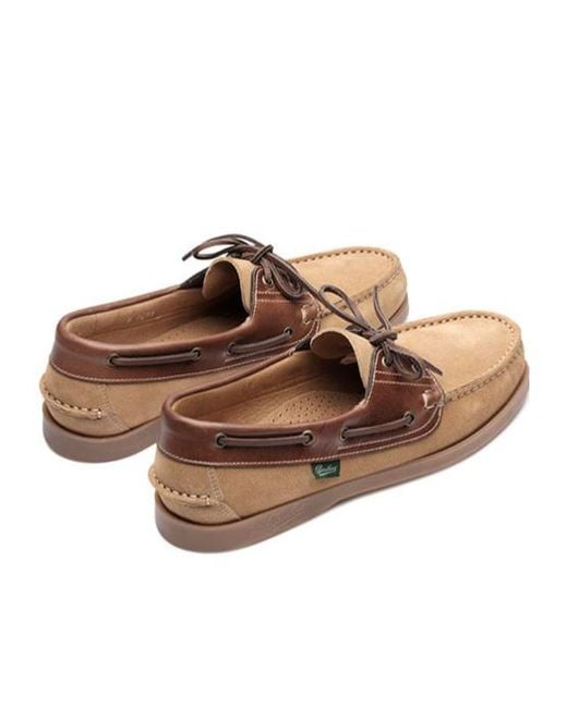 Paraboot Brown Lacing Casual Shoes for men