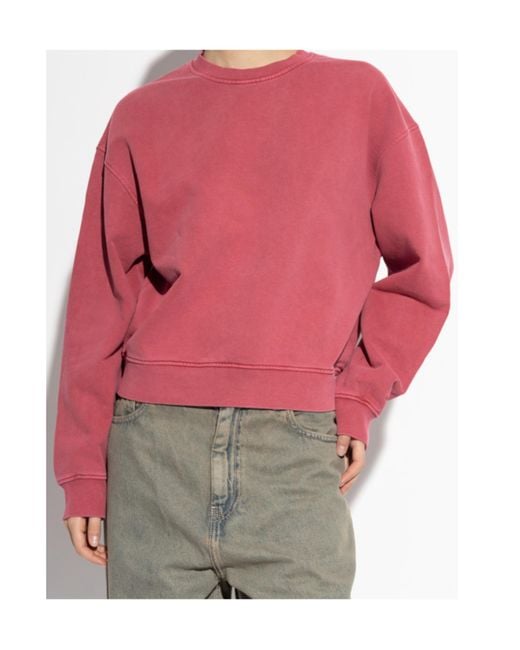 Samsøe & Samsøe Red Savan Crew-Neck Sweater