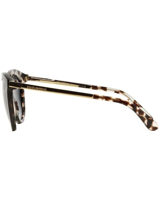 Dolce & Gabbana Metallic Logo Sunglasses