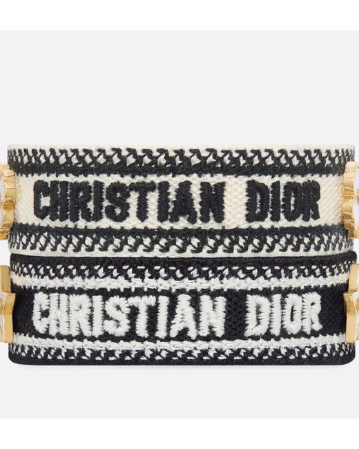 Dior White Christian Bracelet Set
