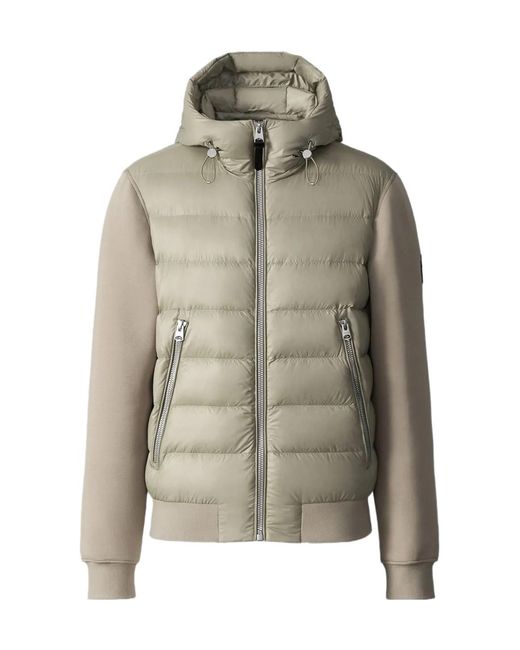 Mackage Green Frank-R Hooded Zip Jacket for men